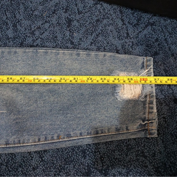 POL Women Jeans Distressed Denim Medium Wash Sz S - Picture 6 of 9